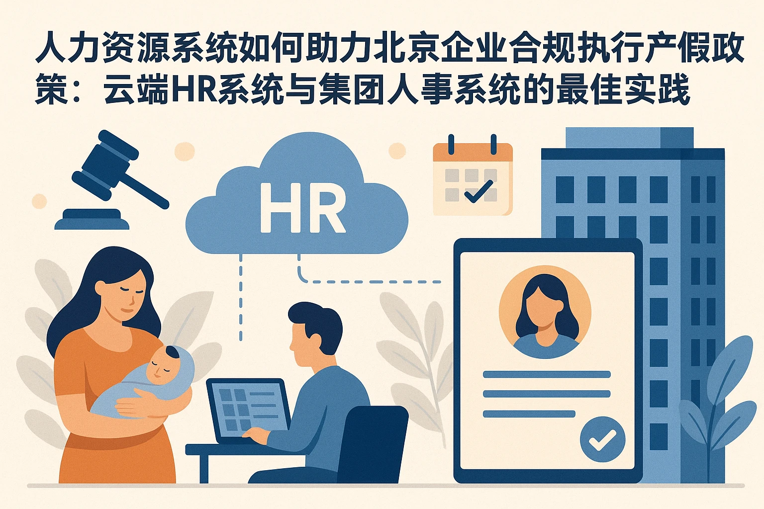 人力资源系统如何助力北京企业合规执行产假政策：云端HR系统与集团人事系统的最佳实践