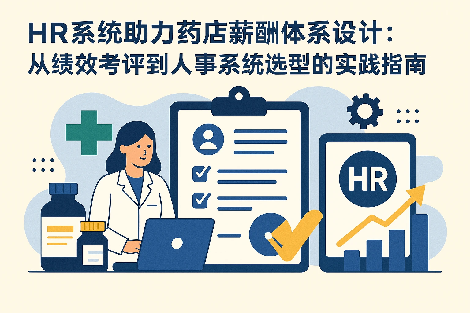 HR系统助力药店薪酬体系设计：从绩效考评到人事系统选型的实践指南