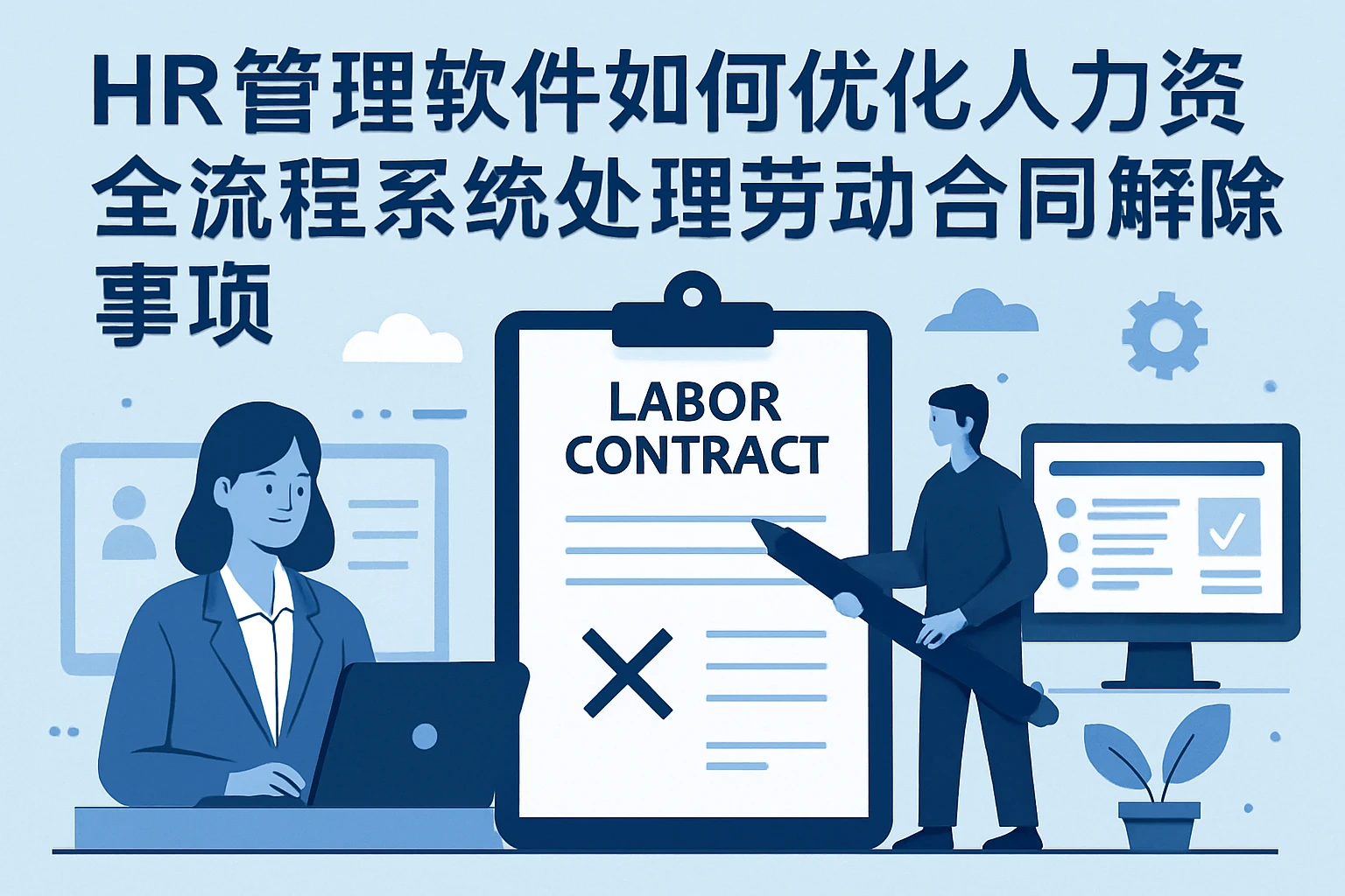 HR管理软件如何优化人力资源全流程系统处理劳动合同解除事项