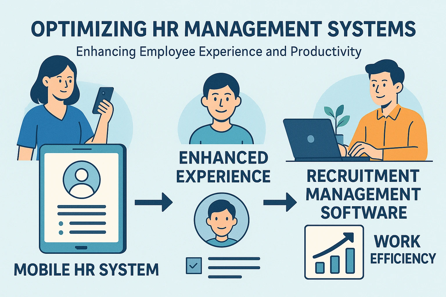优化人力资源管理系统:通过移动人事系统与招聘管理软件提升员工体验与工作效率