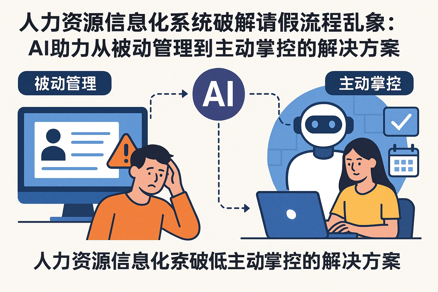 人力资源信息化系统破解请假流程乱象：AI助力从被动管理到主动掌控的解决方案
