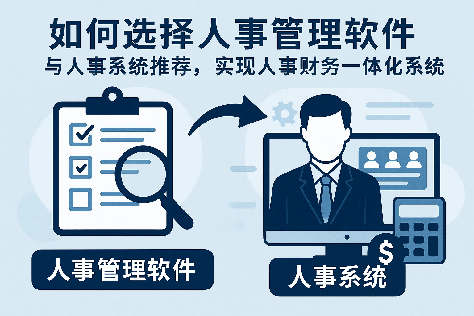 如何选择人事管理软件与人事系统推荐,实现人事财务一体化系统