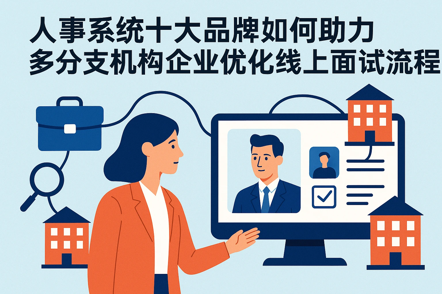 人事系统十大品牌如何助力多分支机构企业优化线上面试流程