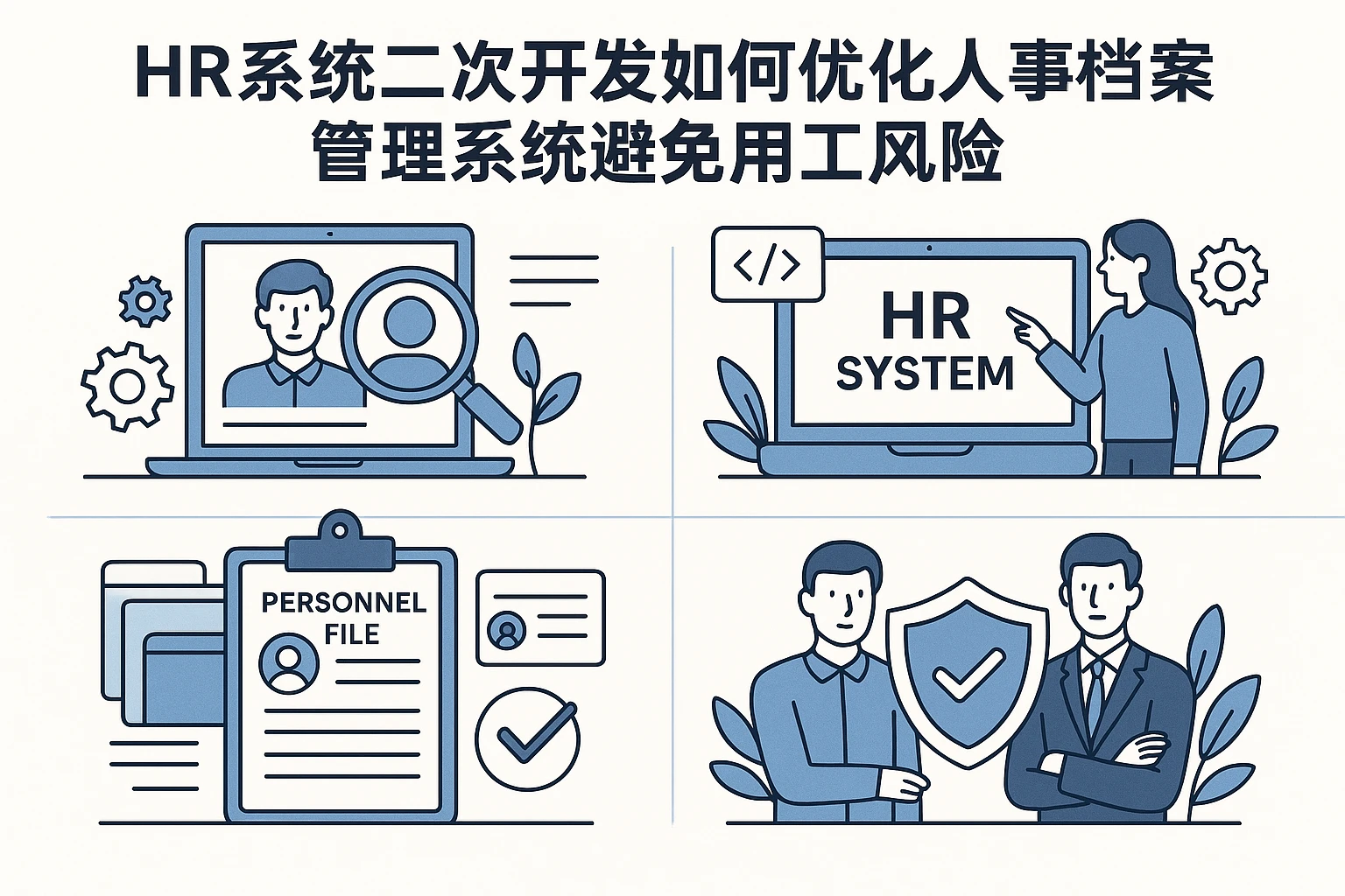 HR系统二次开发如何优化人事档案管理系统避免用工风险