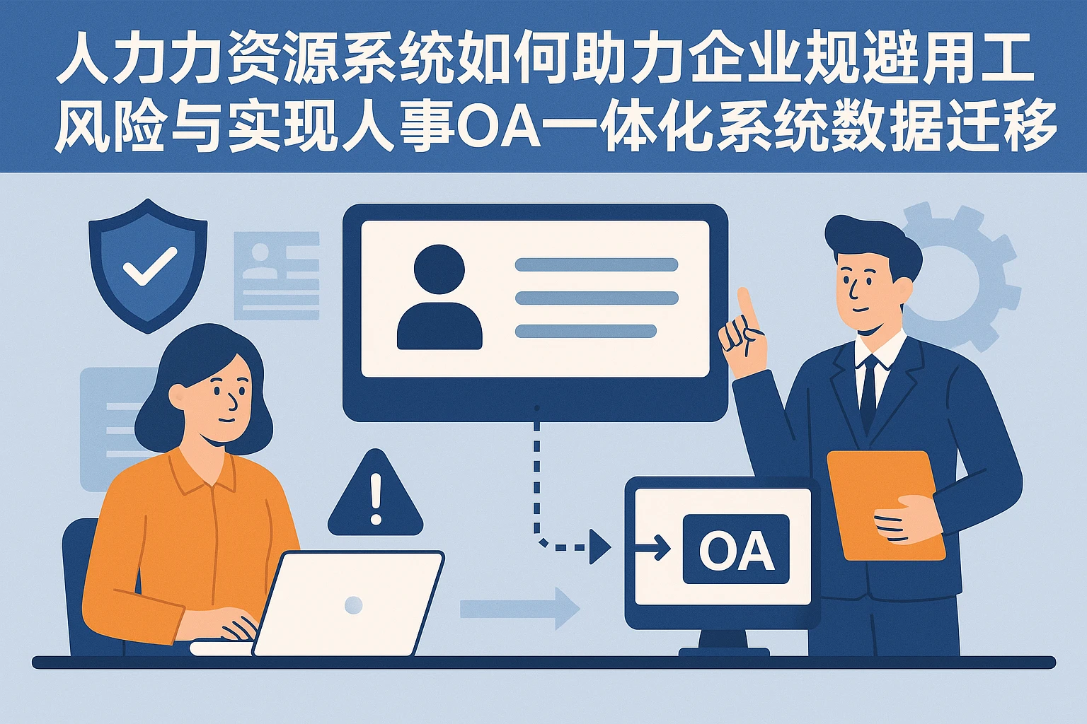 人力资源系统如何助力企业规避用工风险与实现人事OA一体化系统数据迁移