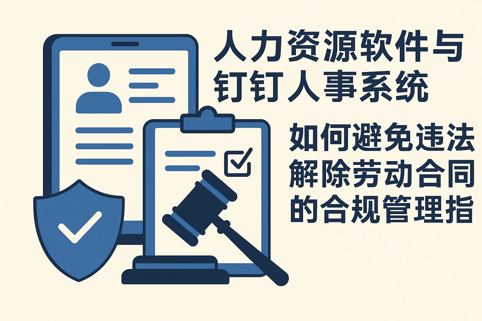 人力资源软件与钉钉人事系统：如何避免违法解除劳动合同的合规管理指南