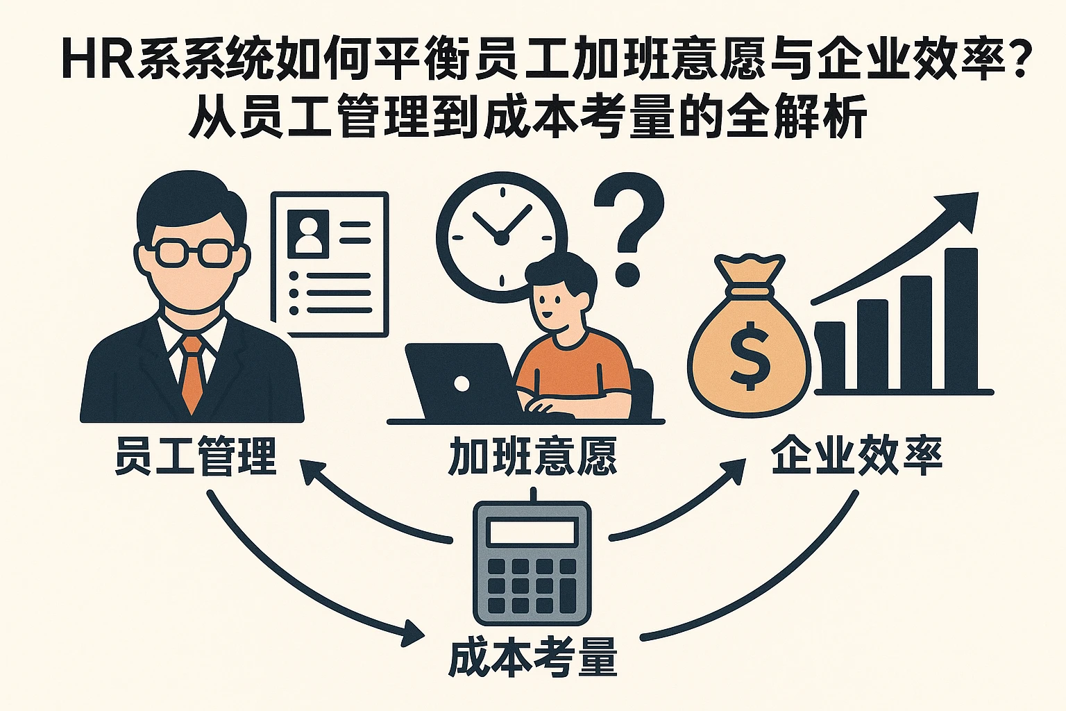 HR系统如何平衡员工加班意愿与企业效率？从员工管理到成本考量的全解析