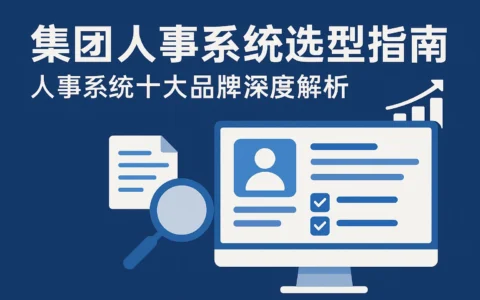 集团人事系统选型指南：人事系统十大品牌深度解析