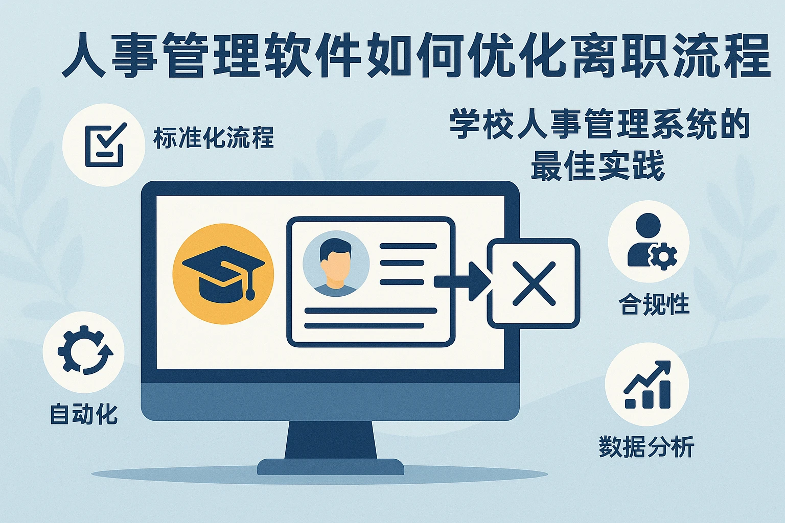 人事管理软件如何优化离职流程：学校人事管理系统的最佳实践
