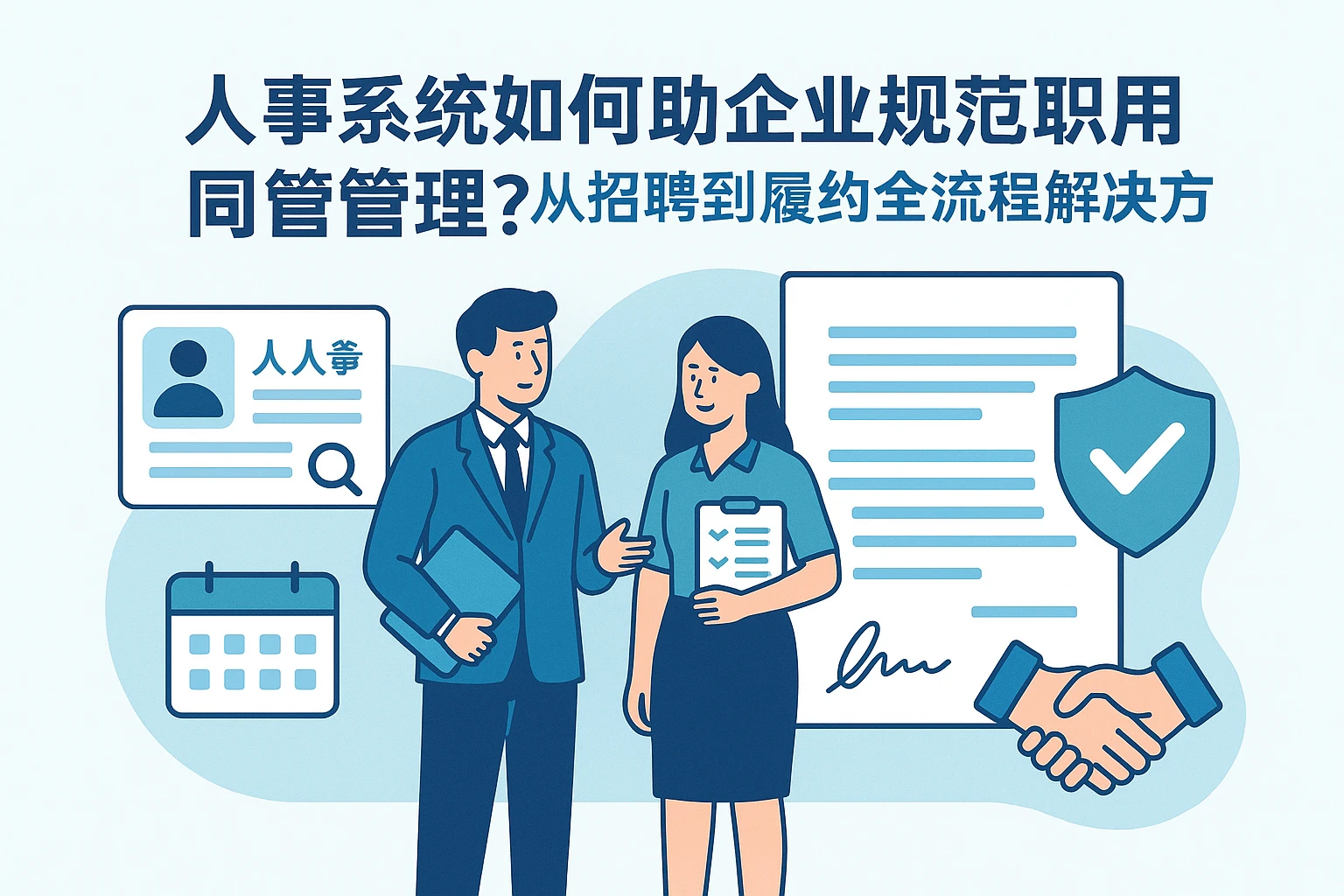 人事系统如何助力企业规范兼职合同管理?从招聘到履约的全流程解决方案