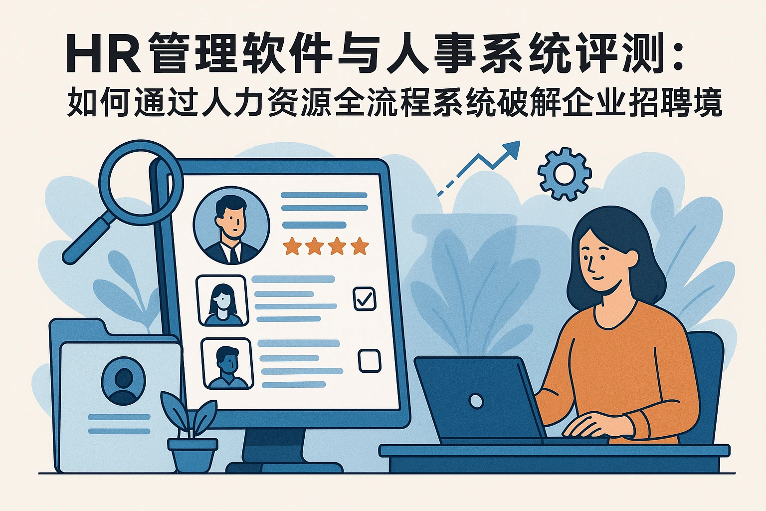 HR管理软件与人事系统评测:如何通过人力资源全流程系统破解企业招聘困境