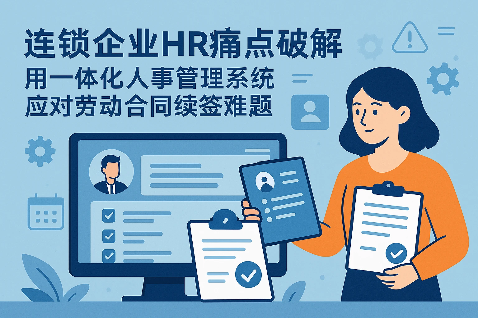 连锁企业HR痛点破解：用一体化人事管理系统应对劳动合同续签难题