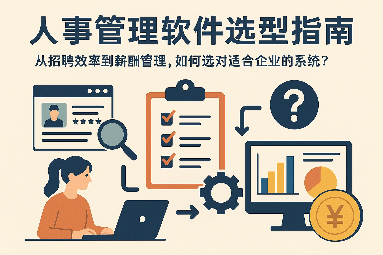 人事管理软件选型指南：从招聘效率到薪酬管理，如何选对适合企业的系统？