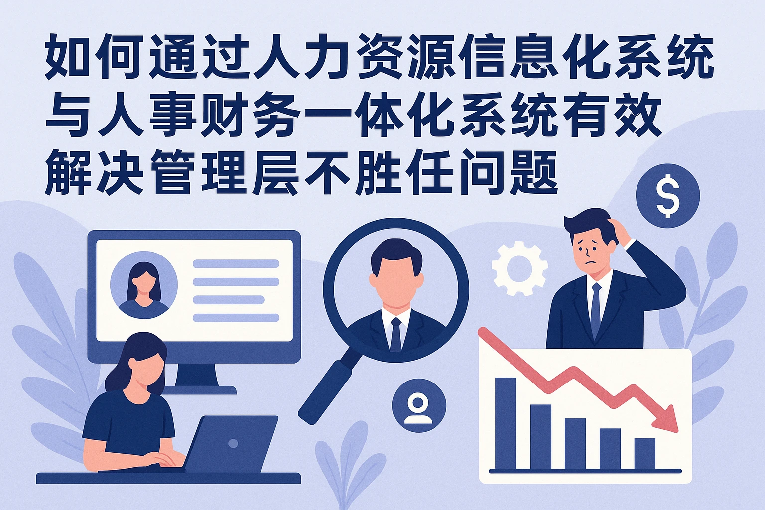 如何通过人力资源信息化系统与人事财务一体化系统有效解决管理层不胜任问题
