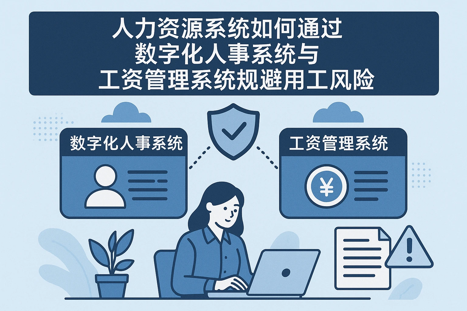 人力资源系统如何通过数字化人事系统与工资管理系统规避用工风险