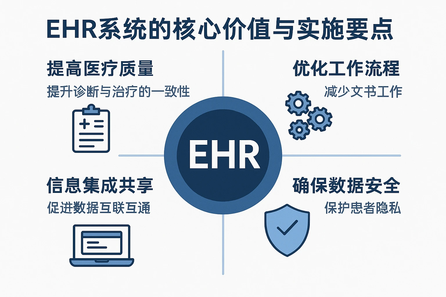 ehr系统的核心价值与实施要点