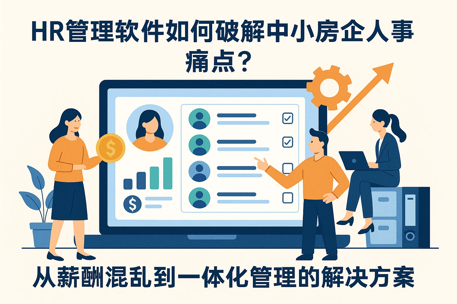 HR管理软件如何破解中小房企人事痛点？从薪酬混乱到一体化管理的解决方案