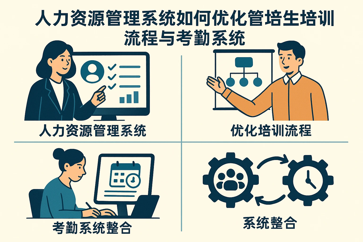 人力资源管理系统如何优化管培生培训流程与考勤系统整合