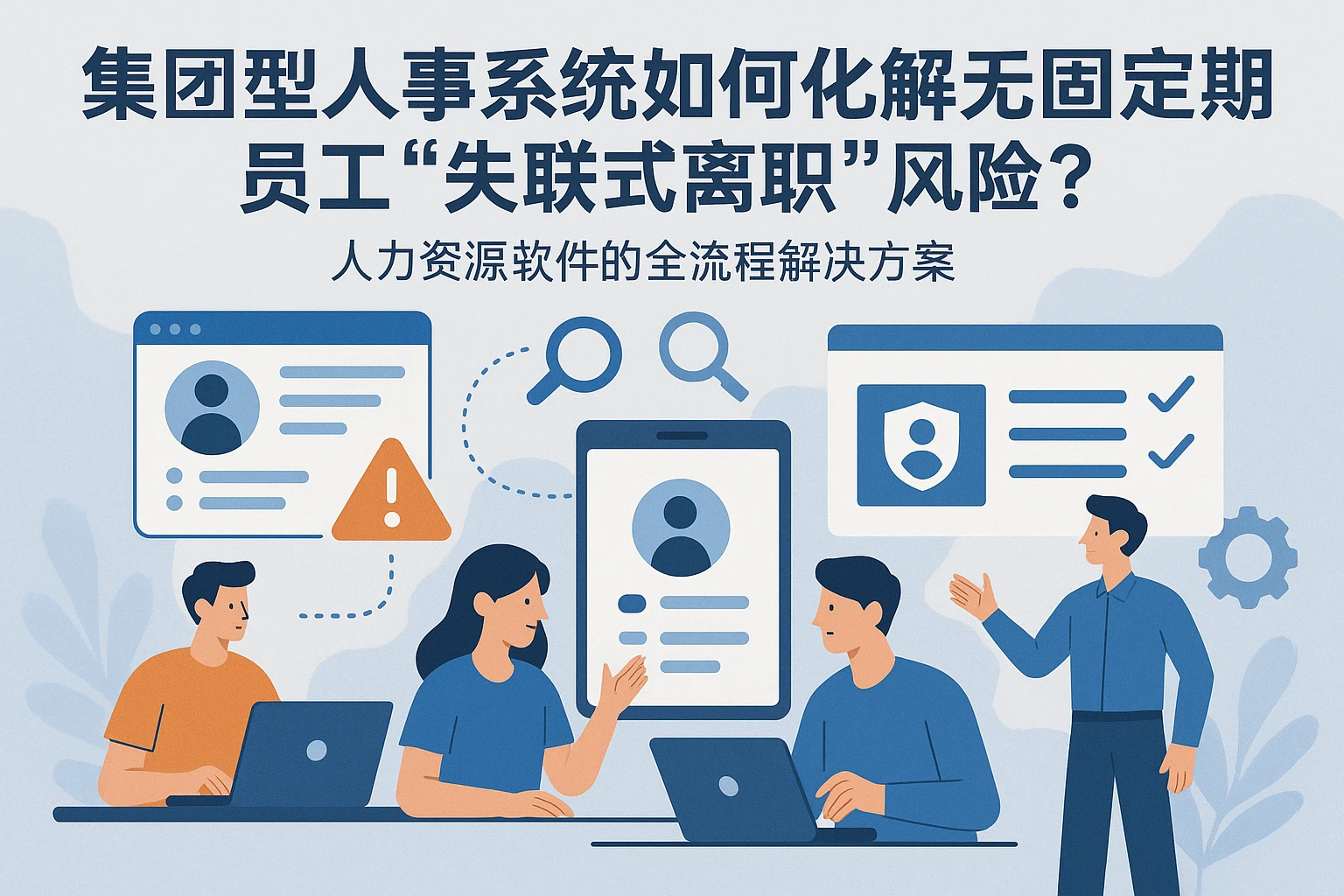 集团型人事系统如何化解无固定期限员工“失联式离职”风险？人力资源软件的全流程解决方案