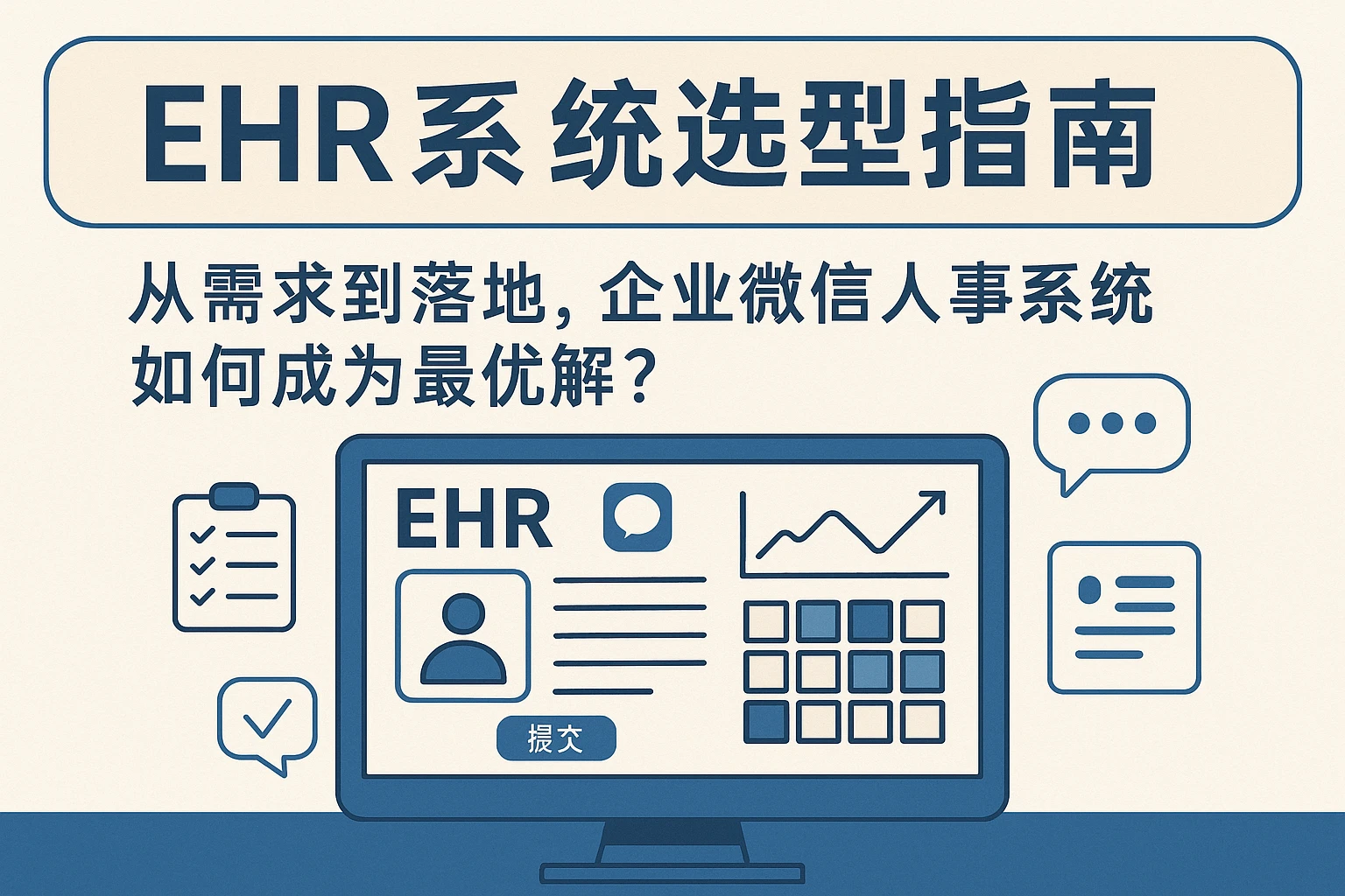 EHR系统选型指南:从需求到落地,企业微信人事系统如何成为最优解?