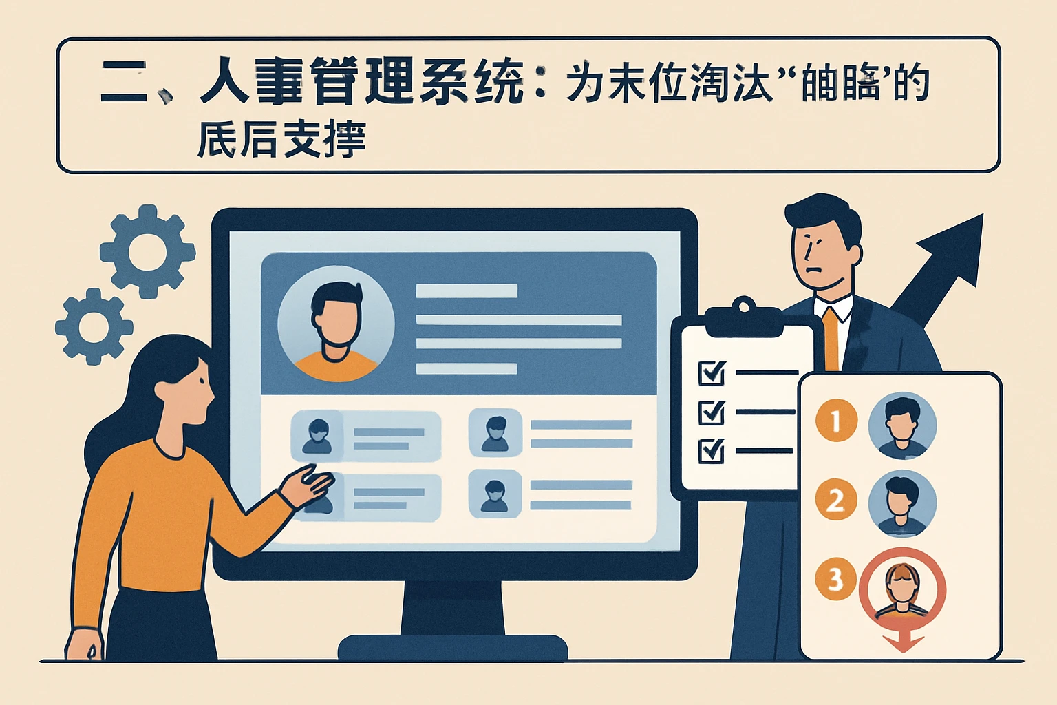 二、人事管理系统：为末位淘汰“铺路”的底层支撑