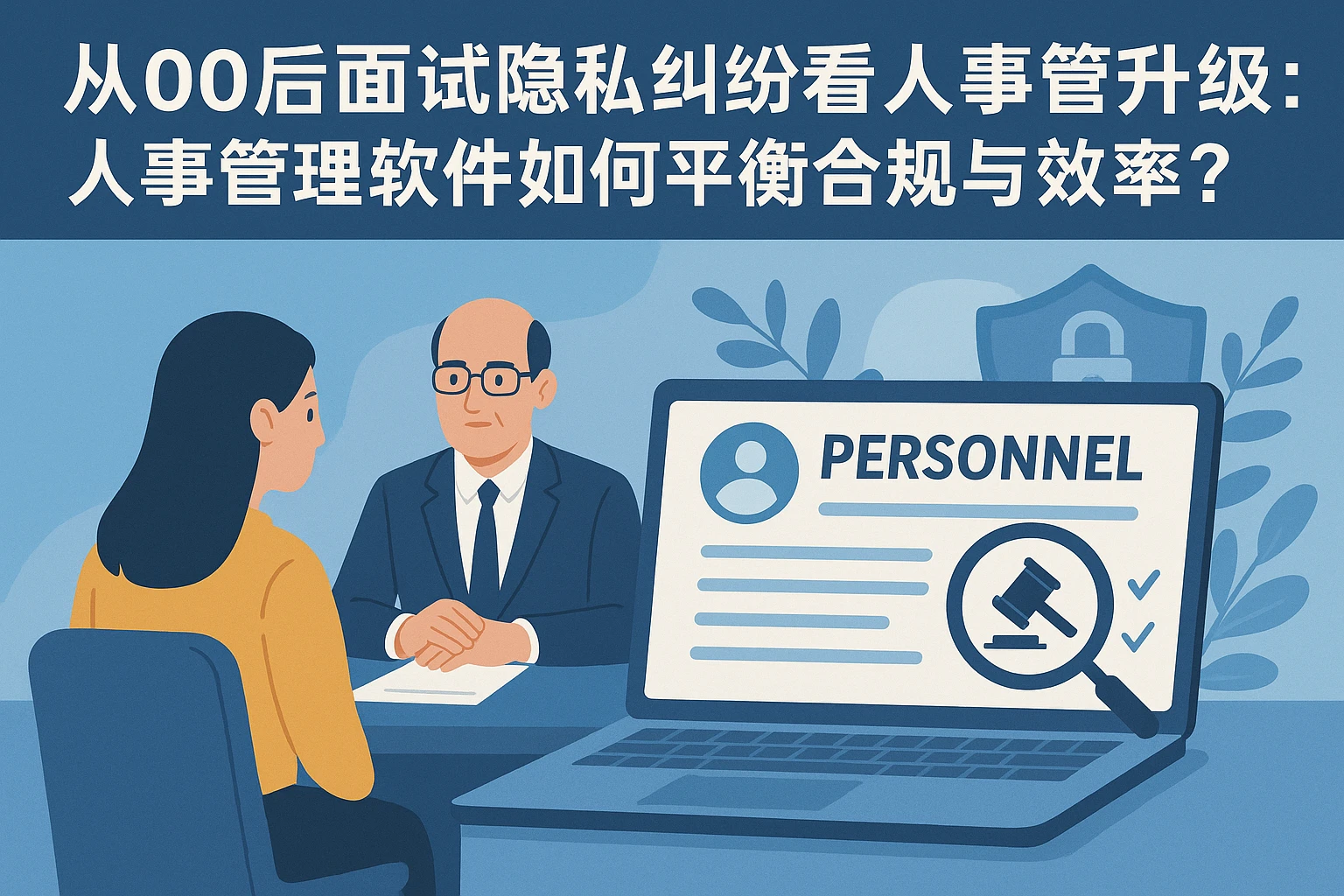 从00后面试隐私纠纷看人事管理升级：人事管理软件如何平衡合规与效率？