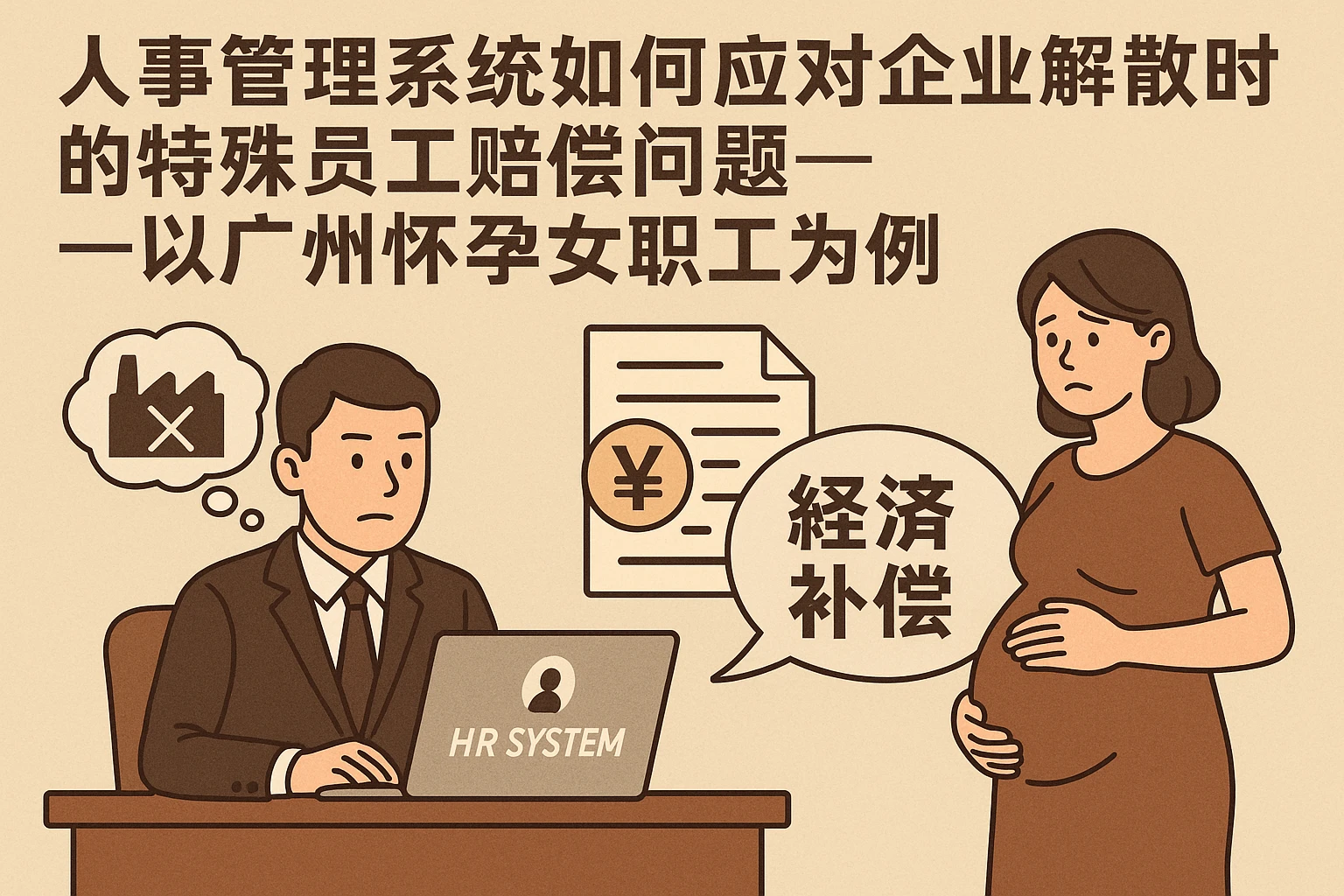 人事管理系统如何应对企业解散时的特殊员工赔偿问题——以广州怀孕女职工为例