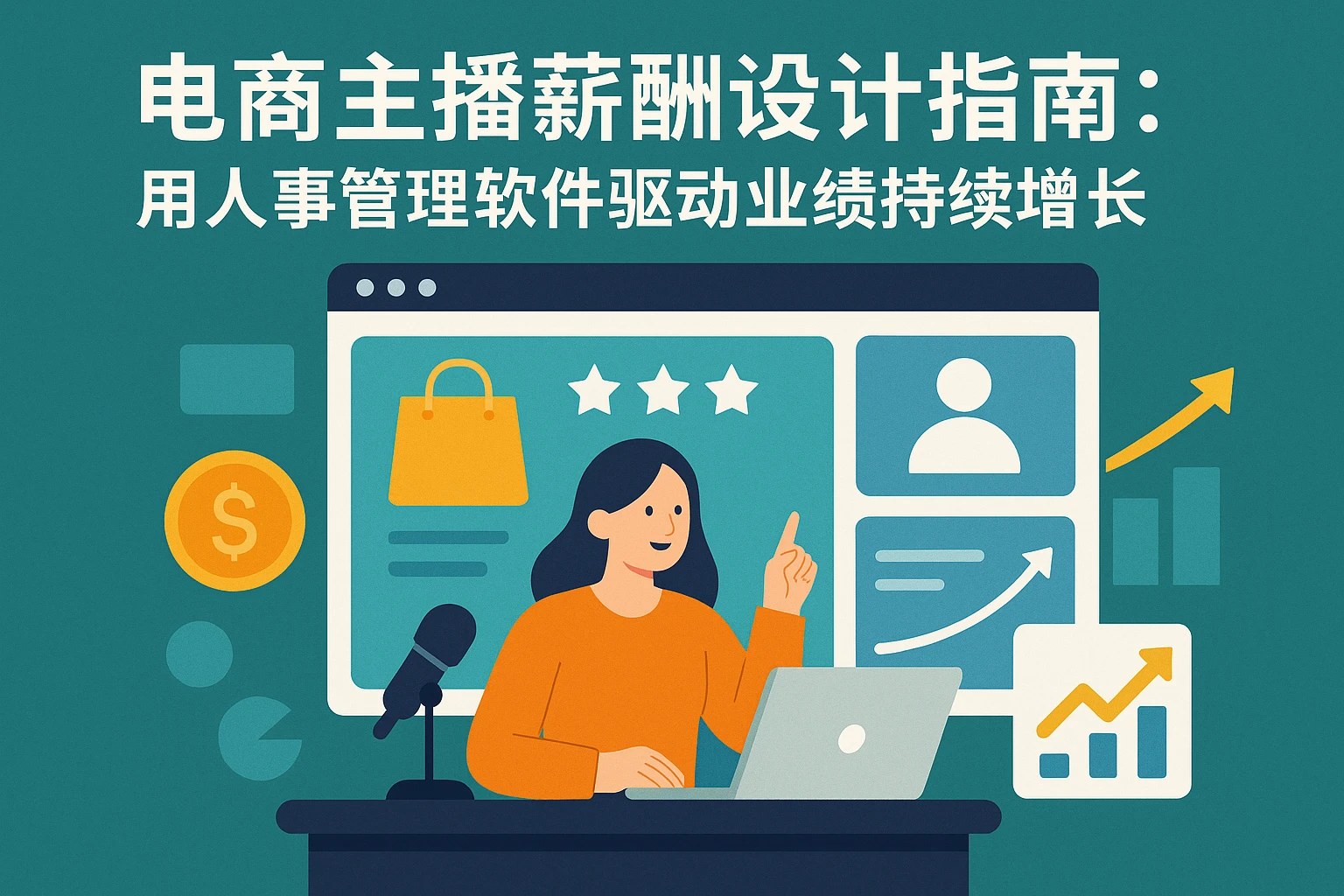电商主播薪酬设计指南：用人事管理软件驱动业绩持续增长