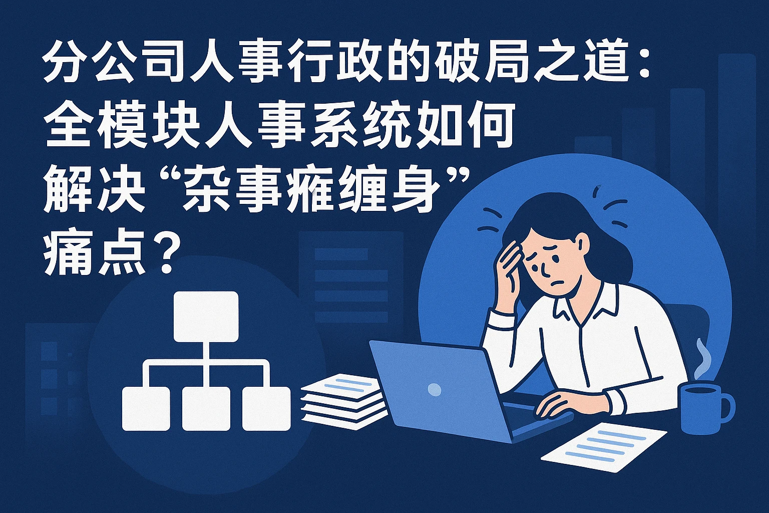 分公司人事行政的破局之道：全模块人事系统如何解决“杂事缠身”痛点？