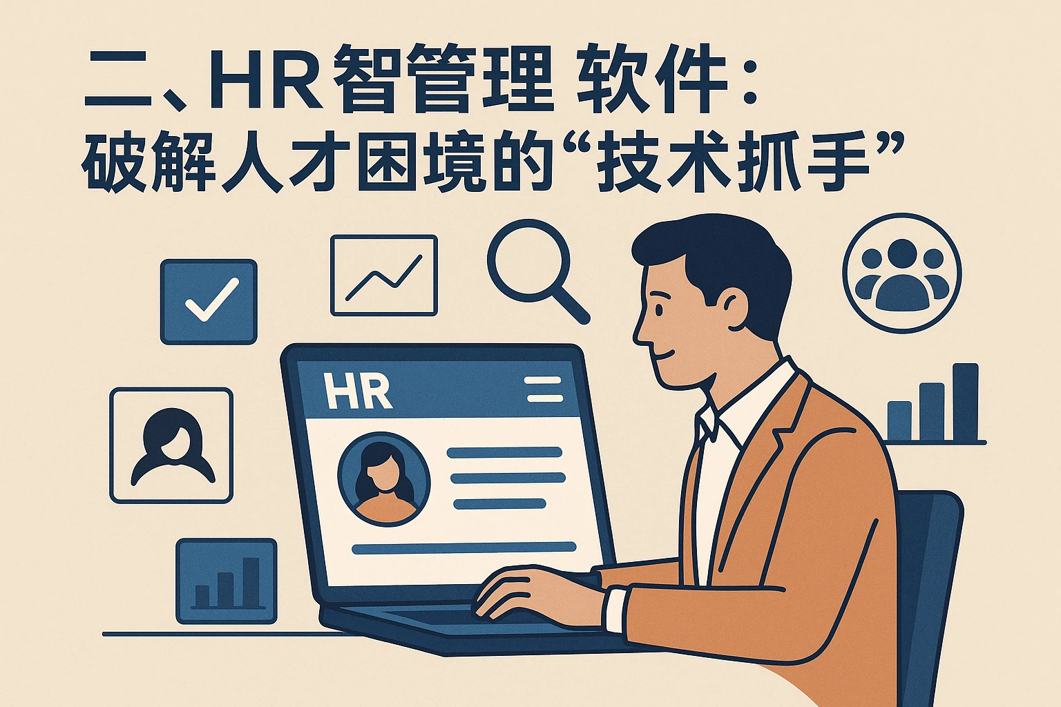 二、HR管理软件：破解人才困境的“技术抓手”