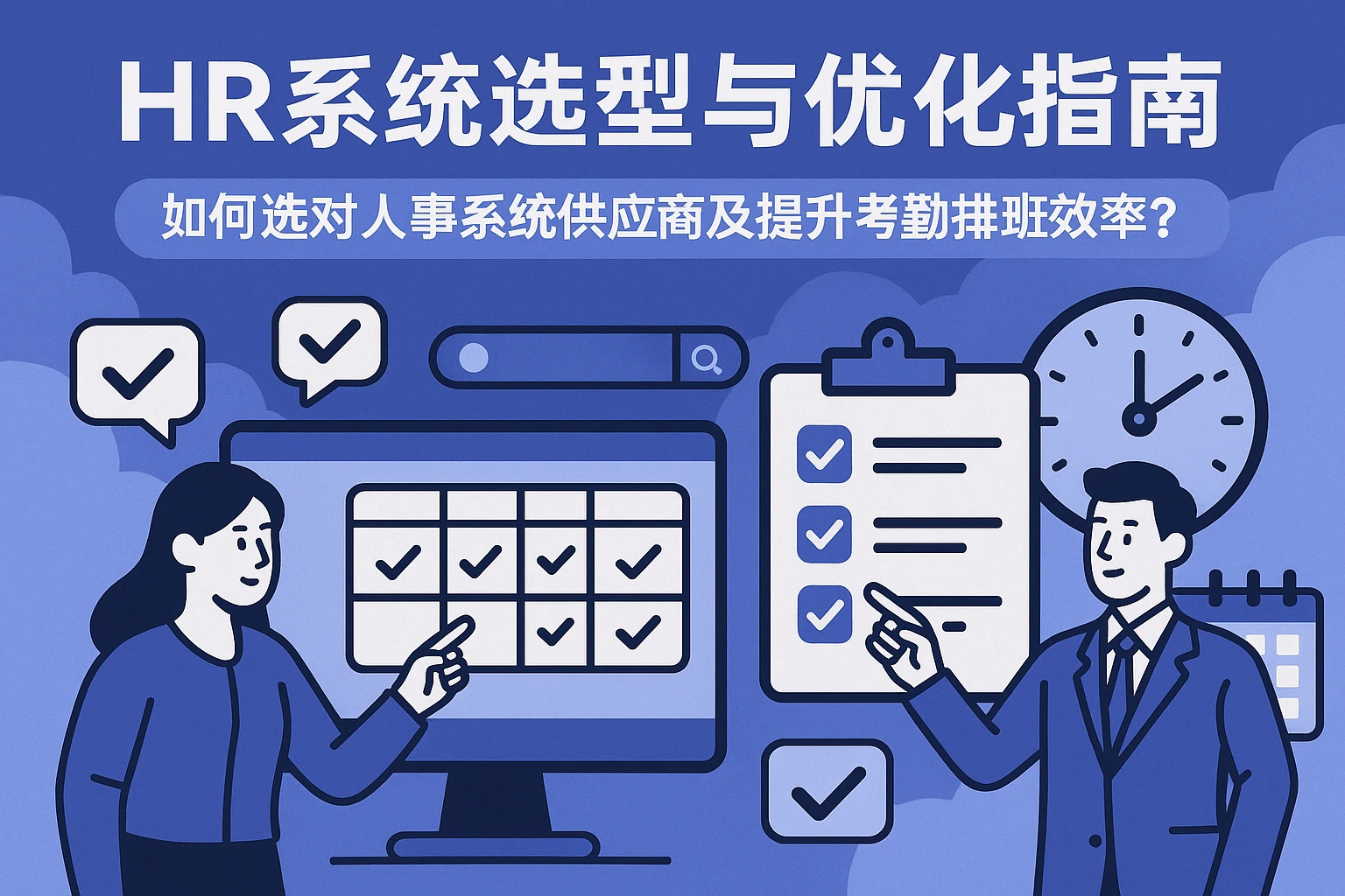 HR系统选型与优化指南：如何选对人事系统供应商及提升考勤排班效率？