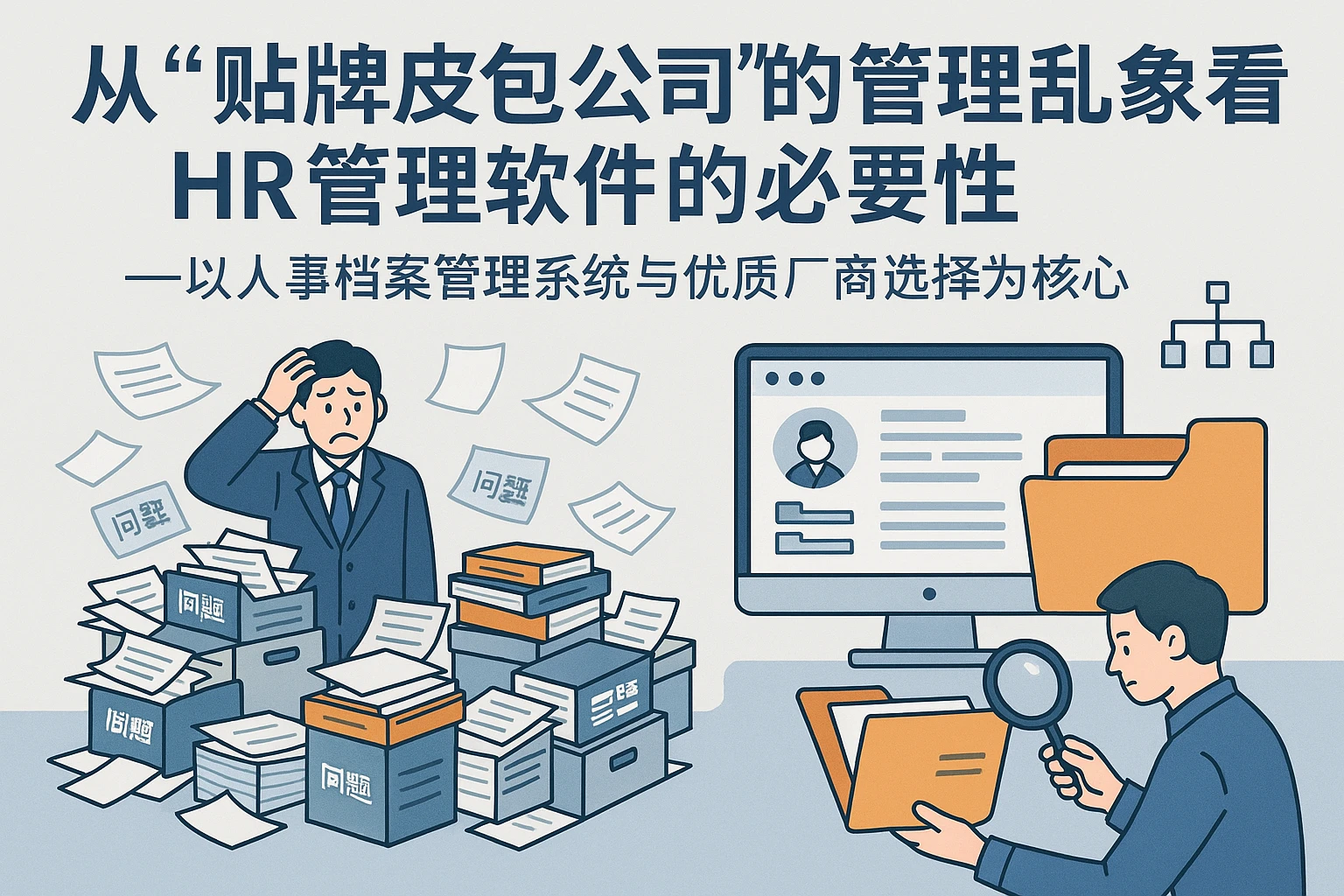 从“贴牌皮包公司”的管理乱象看HR管理软件的必要性——以人事档案管理系统与优质厂商选择为核心