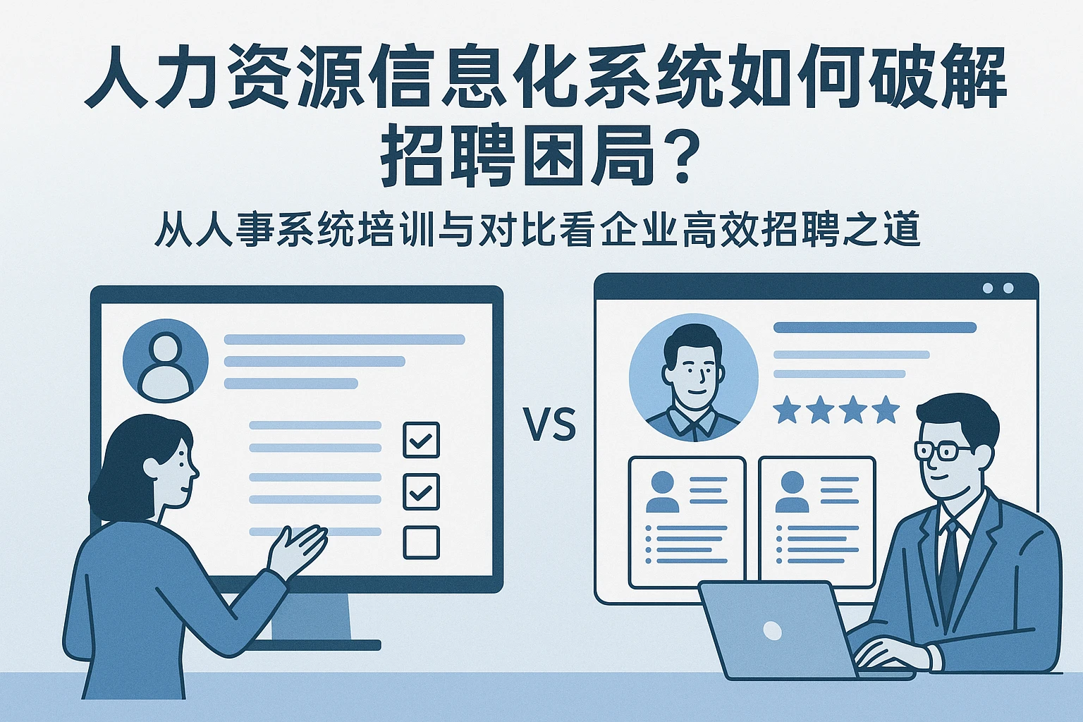 人力资源信息化系统如何破解招聘困局?从人事系统培训与对比看企业高效招聘之道