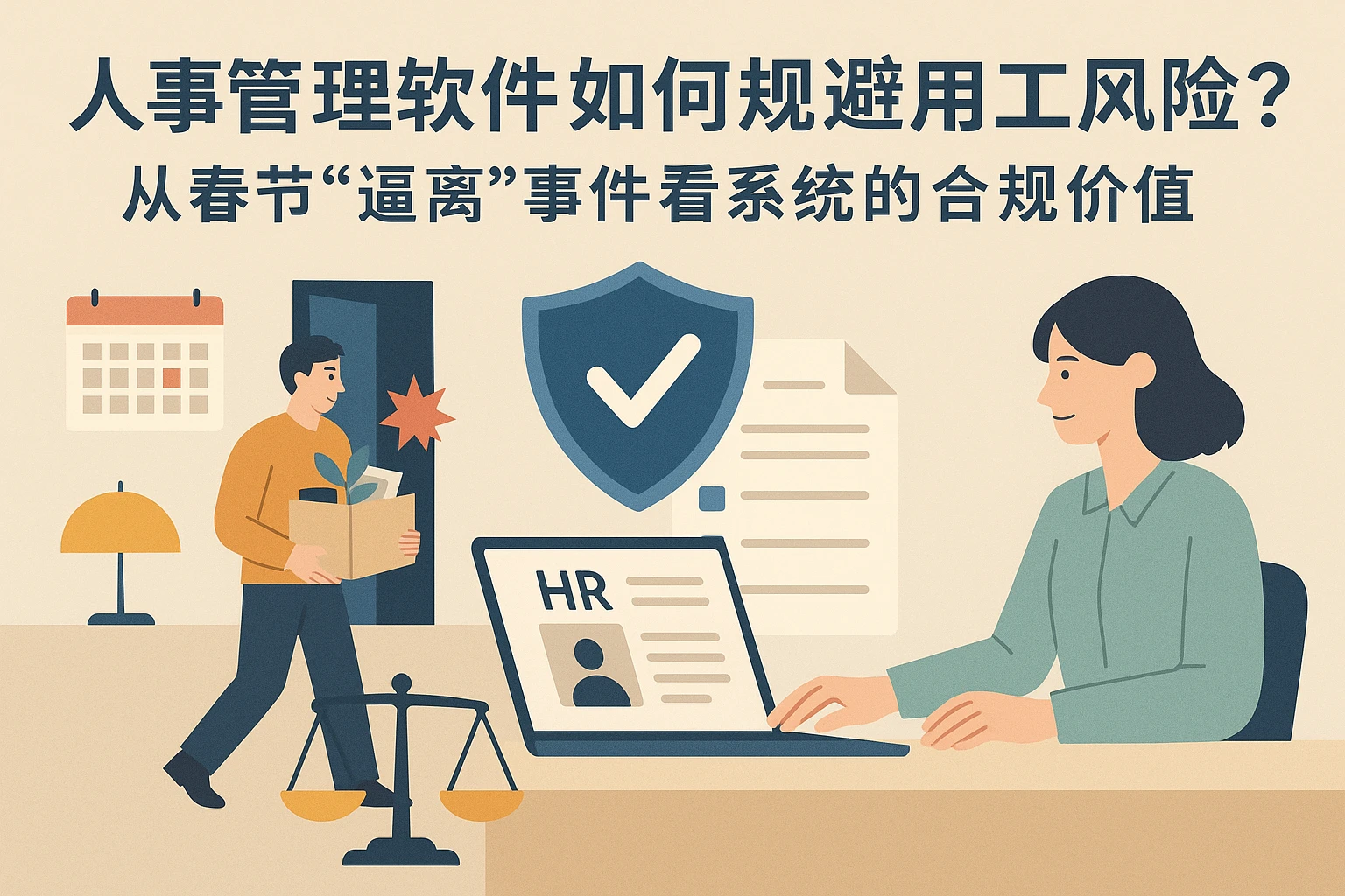 人事管理软件如何规避用工风险?从春节“逼离”事件看系统的合规价值
