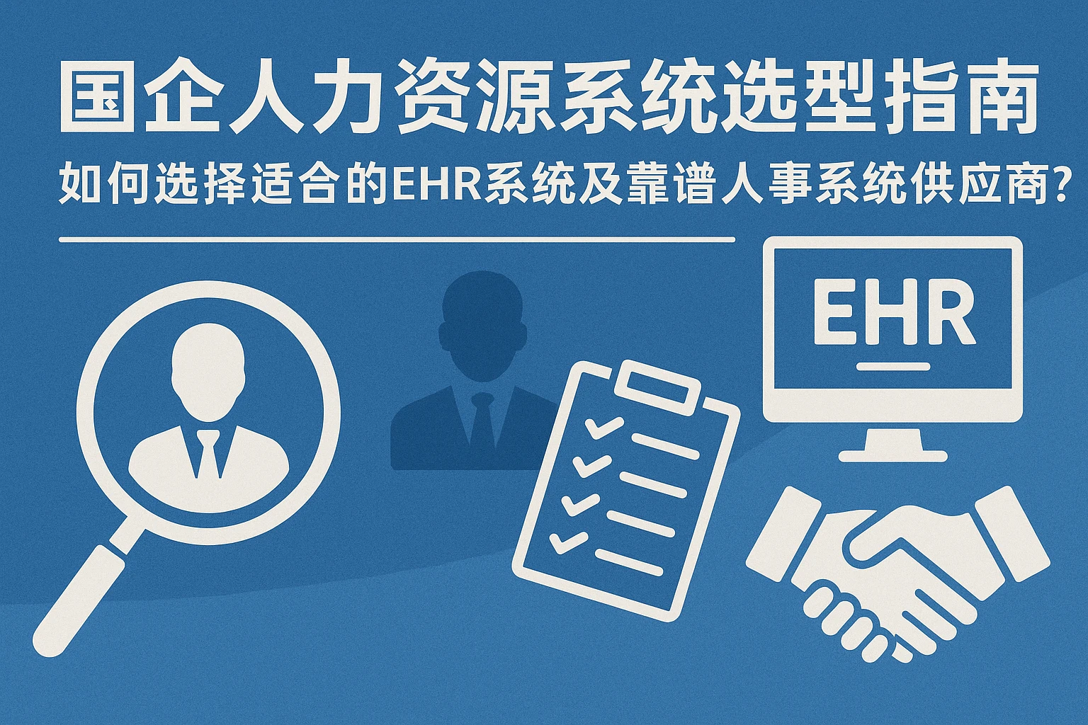 国企人力资源系统选型指南：如何选择适合的EHR系统及靠谱人事系统供应商？