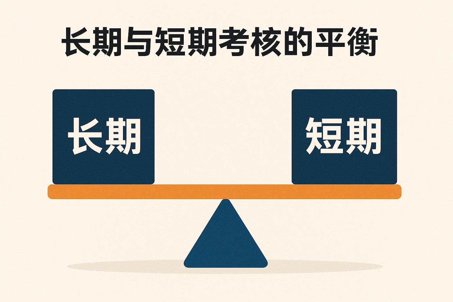长期与短期考核的平衡