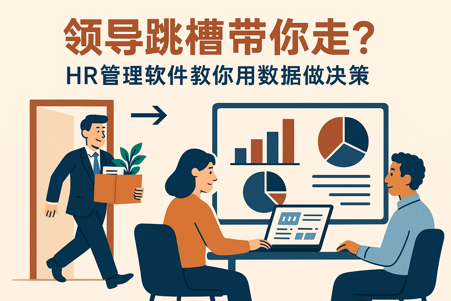 领导跳槽带你走？HR管理软件教你用数据做决策