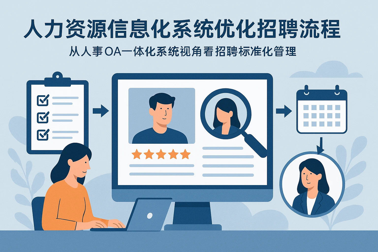 人力资源信息化系统优化招聘流程:从人事OA一体化系统视角看招聘标准化管理