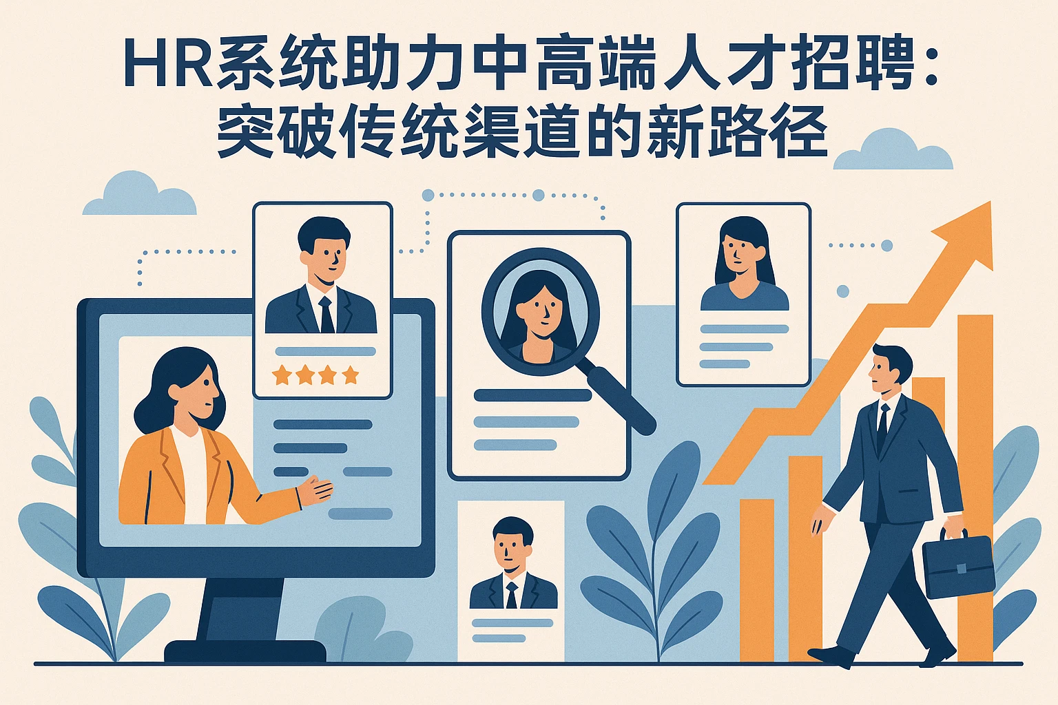HR系统助力中高端人才招聘:突破传统渠道的新路径