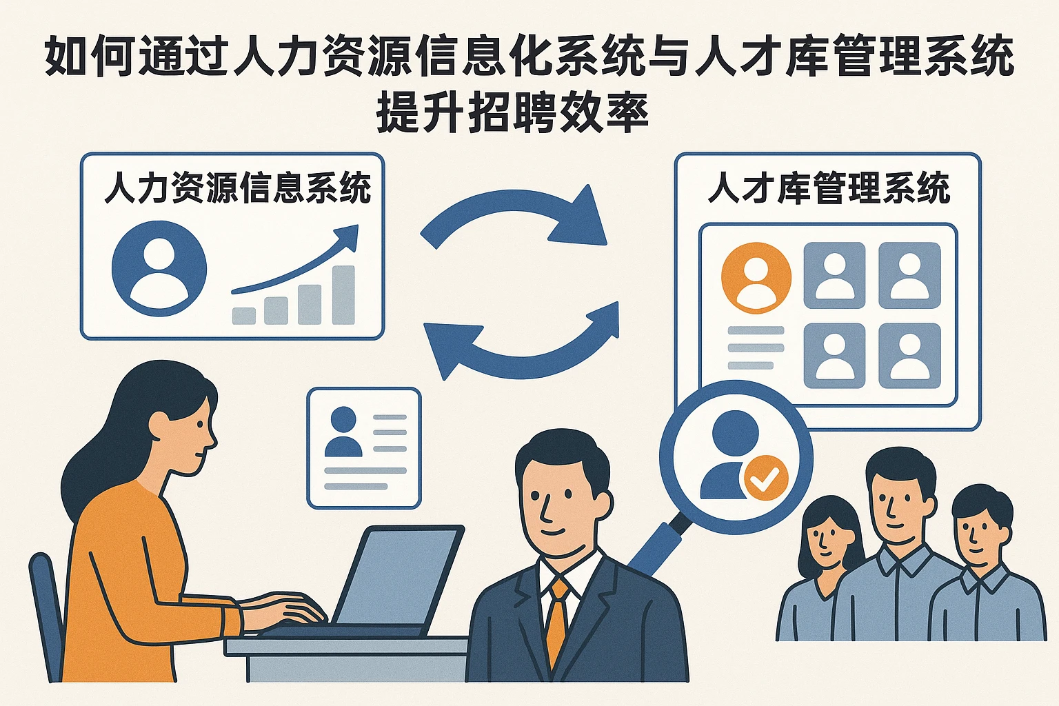 如何通过人力资源信息化系统与人才库管理系统提升招聘效率