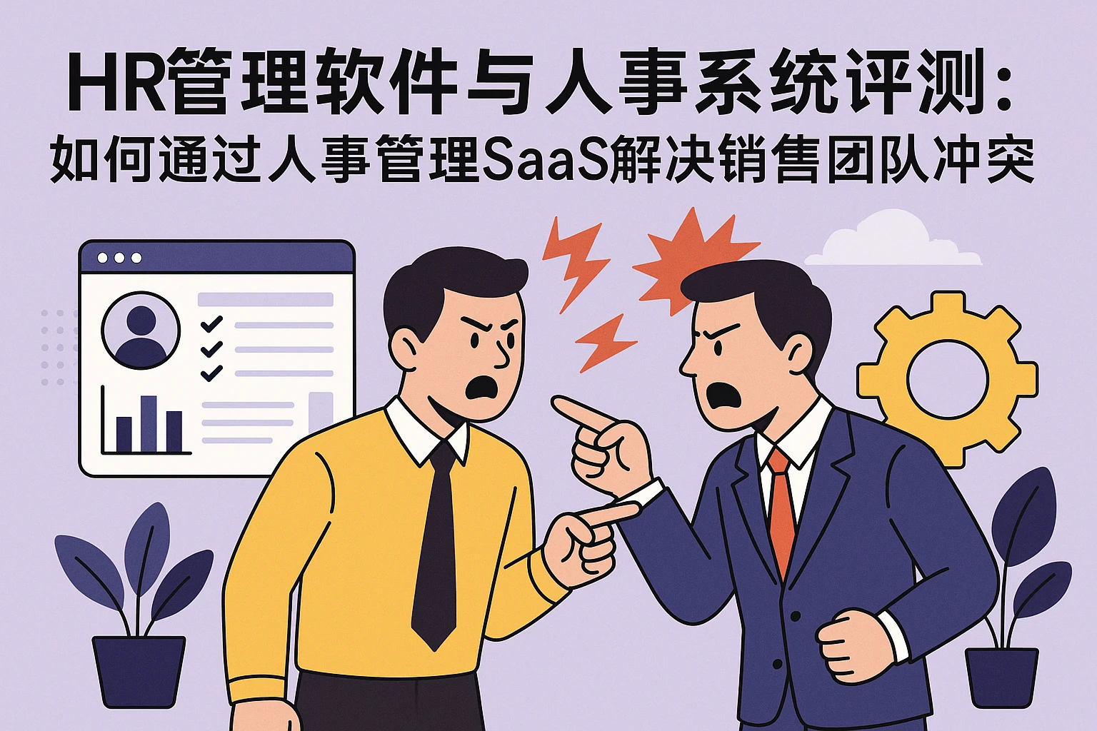 HR管理软件与人事系统评测：如何通过人事管理SaaS解决销售团队冲突