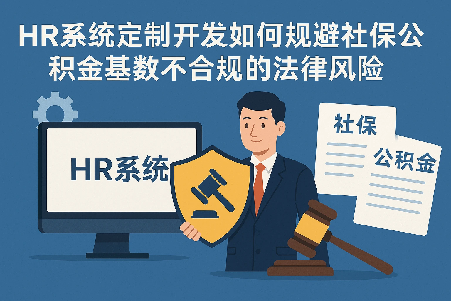 HR系统定制开发如何规避社保公积金基数不合规的法律风险