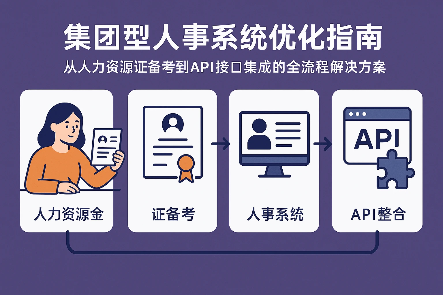 集团型人事系统优化指南：从人力资源证备考到API接口集成的全流程解决方案