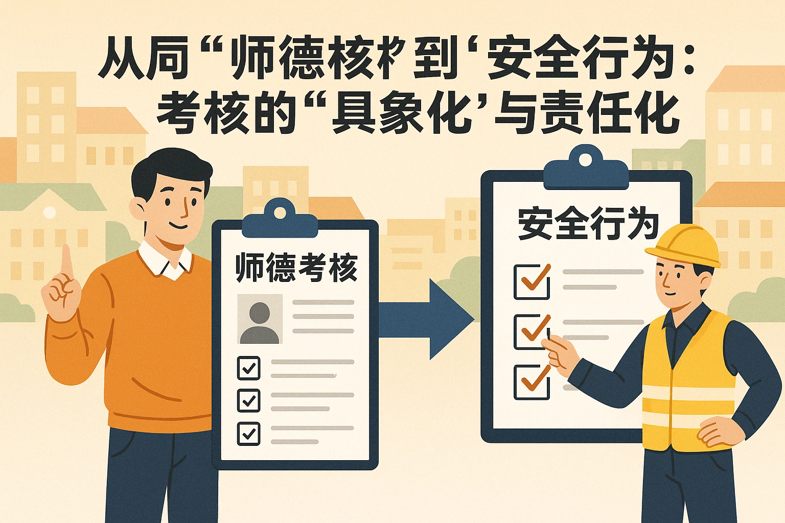 2. 从“师德考核”到“安全行为”:考核的“具象化”与“责任化”