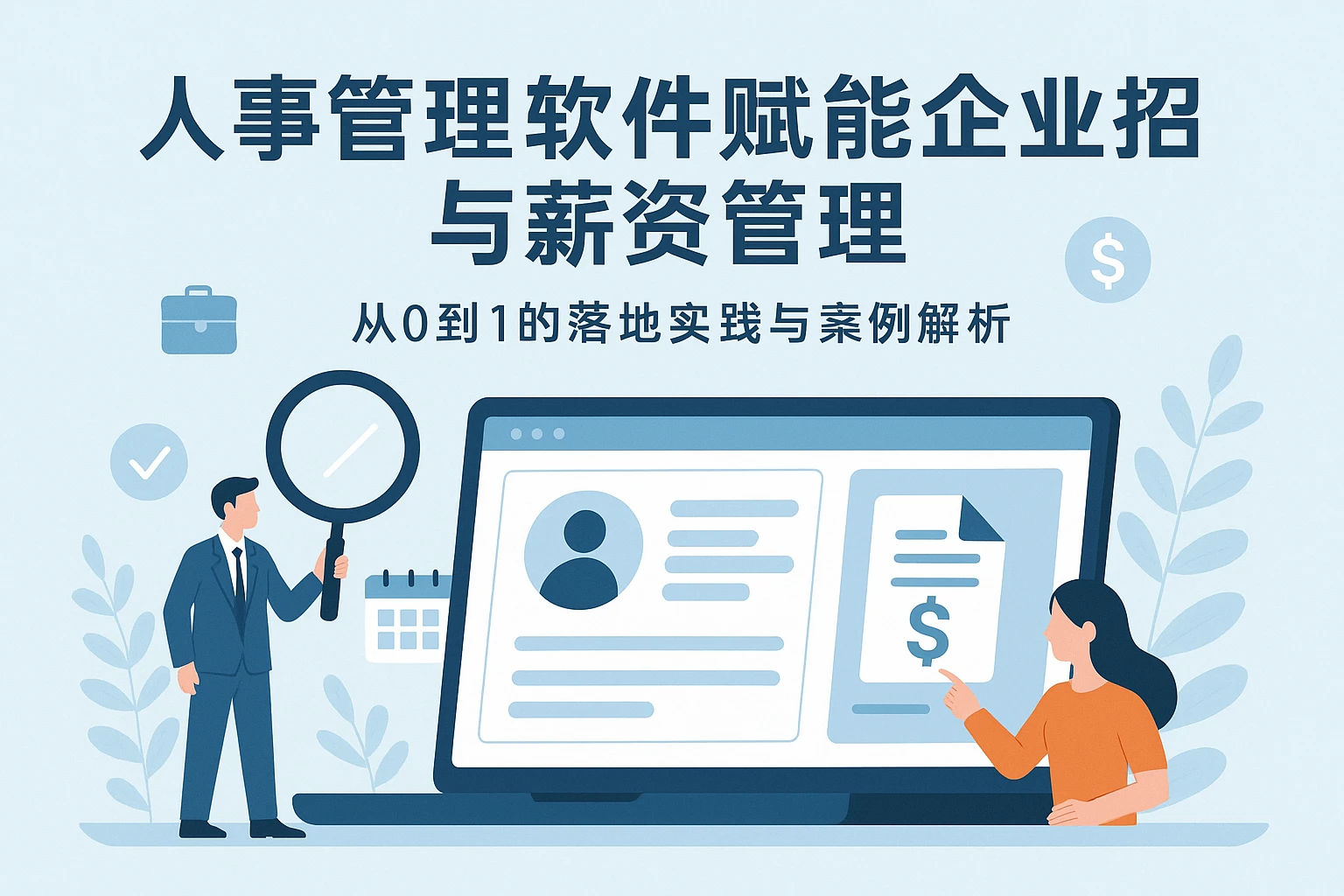 人事管理软件赋能企业招聘与薪资管理:从0到1的落地实践与案例解析