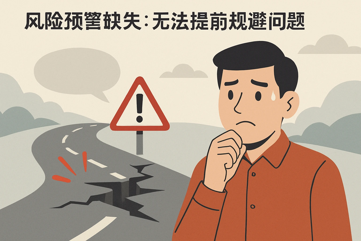 2. 风险预警缺失:无法提前规避问题