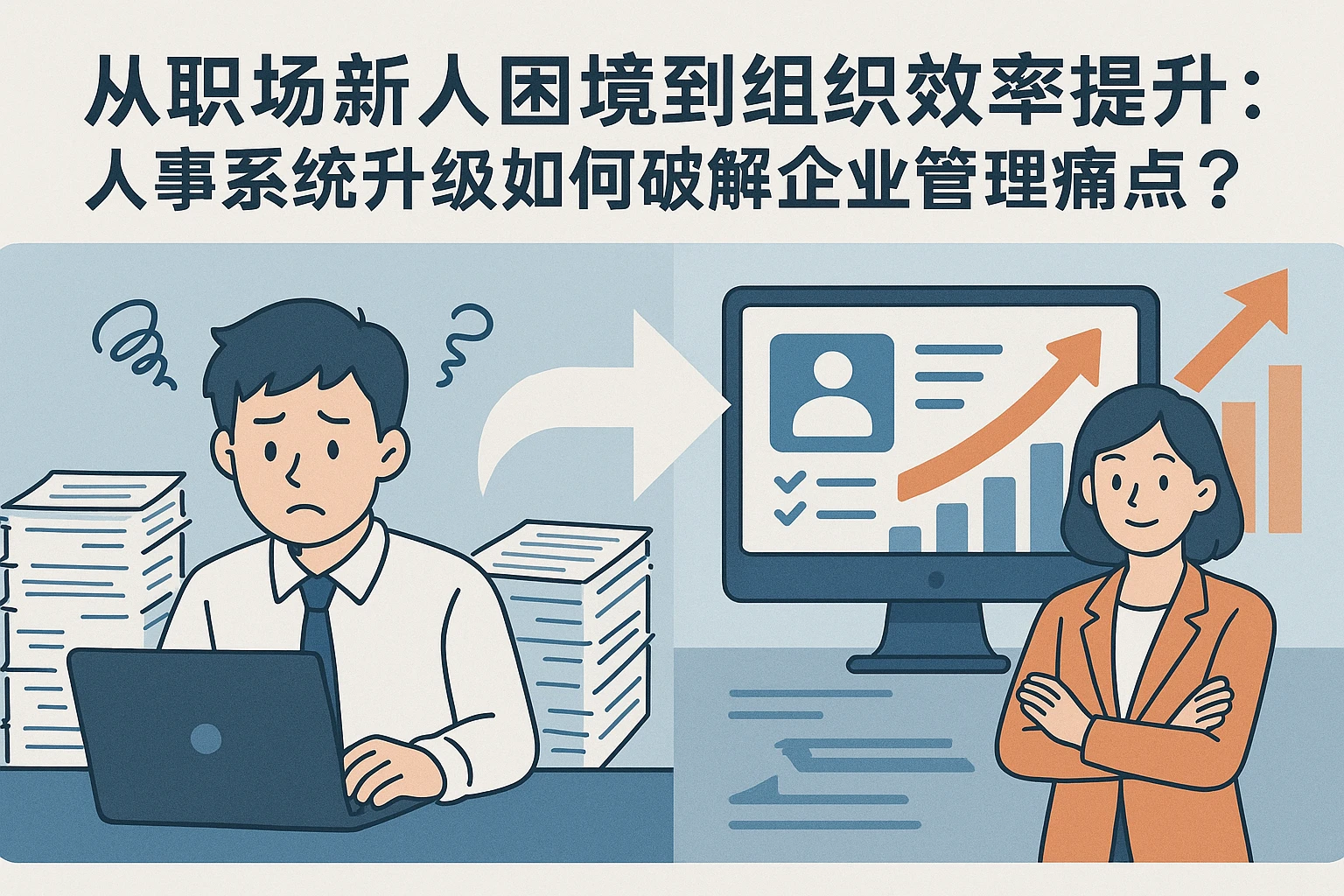 从职场新人困境到组织效率提升：人事系统升级如何破解企业管理痛点？