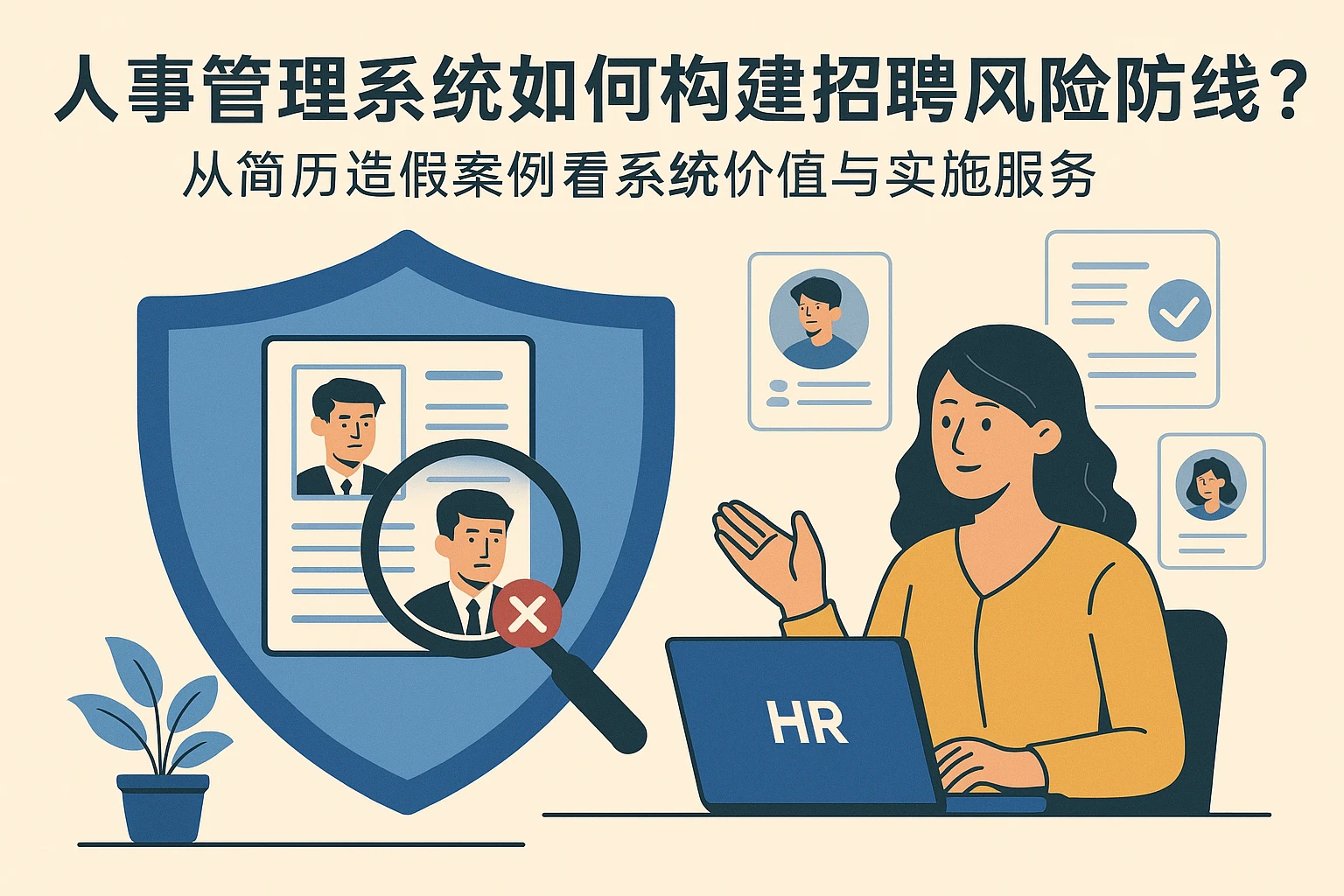 人事管理系统如何构建招聘风险防线?从简历造假案例看系统价值与实施服务