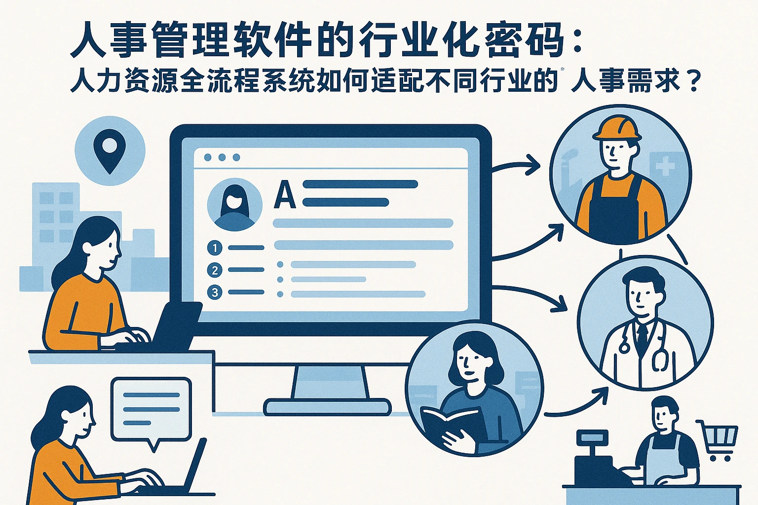 人事管理软件的行业化密码:人力资源全流程系统如何适配不同行业的人事需求?