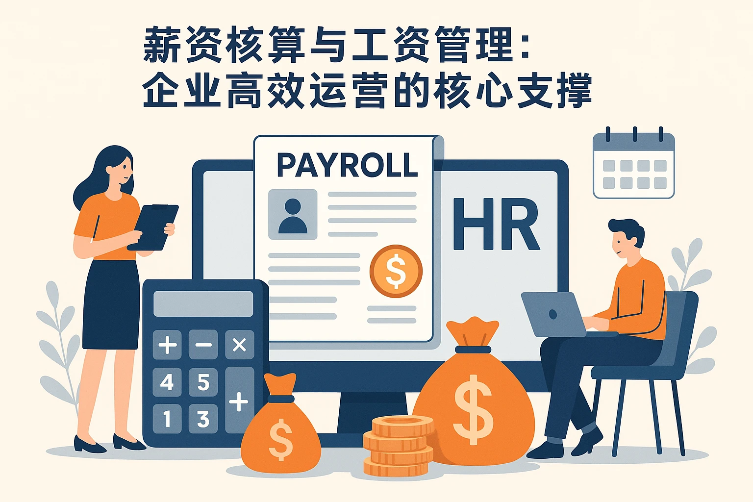 人力资源管理系统中的薪资核算与工资管理：企业高效运营的核心支撑